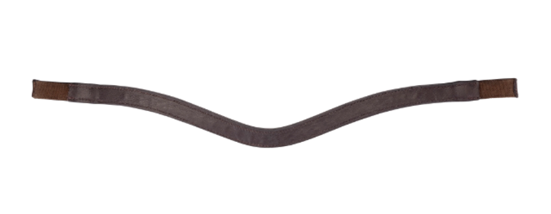 Shires Velociti GARA Three Tone Browband - Red/Havana-2