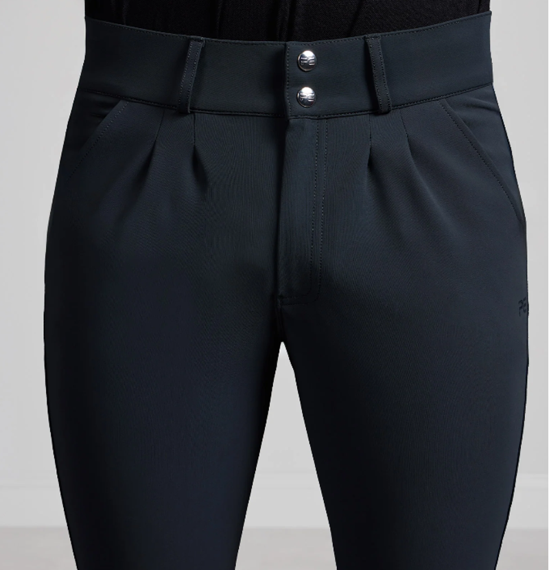 Premier Equine Verismo Men's Gel Knee Riding Breeches - Anthracite-1