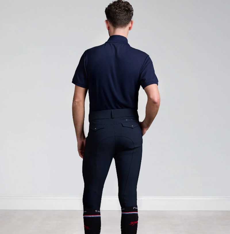 Premier Equine Verismo Men's Gel Knee Riding Breeches - Navy-1