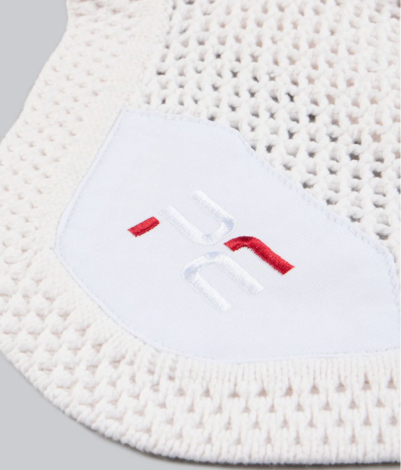 Premier Equine Sport Ear Bonnet - White-1