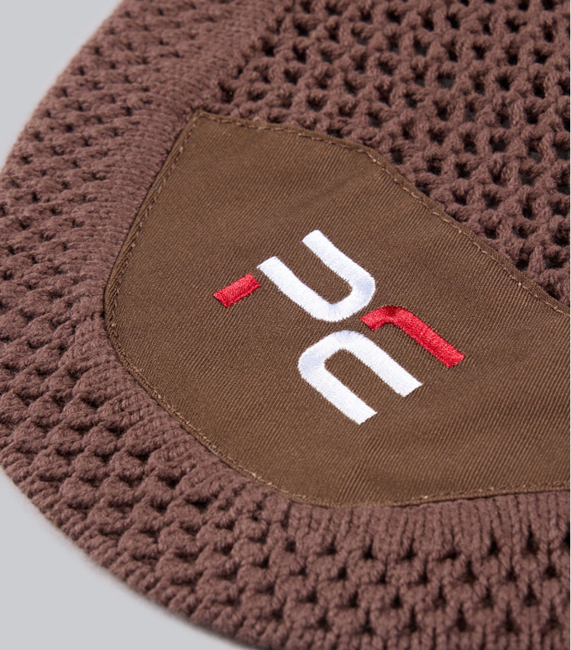 Premier Equine Sport Ear Bonnet - Dark Brown-1