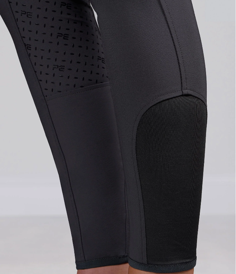 Premier Equine Filetto Womens Gel Full Seat Riding Breeches - Anthracite-3