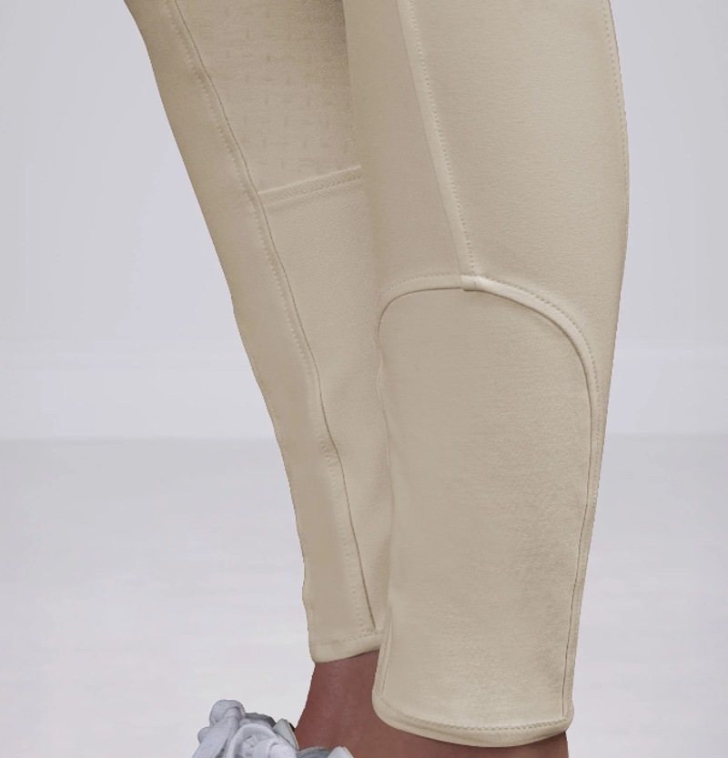 Premier Equine Filetto Womens Gel Full Seat Riding Breeches - Vanilla-3