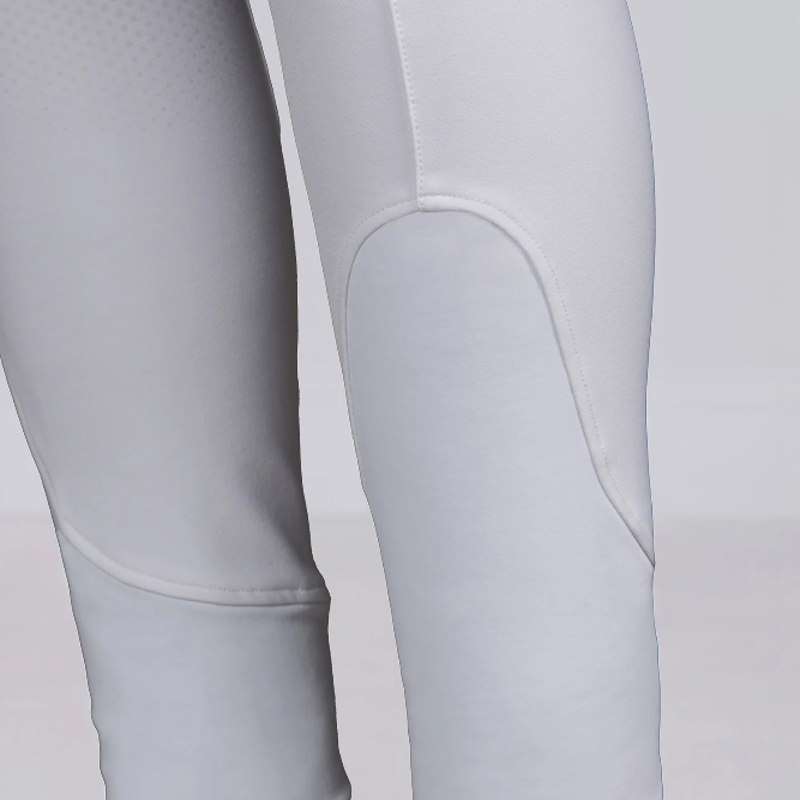 Premier Equine Ludis Men's Gel Knee Riding Breeches - White-3