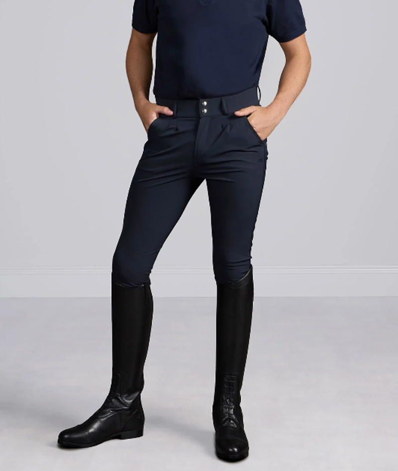 Premier Equine Ludis Men's Gel Knee Riding Breeches - Navy