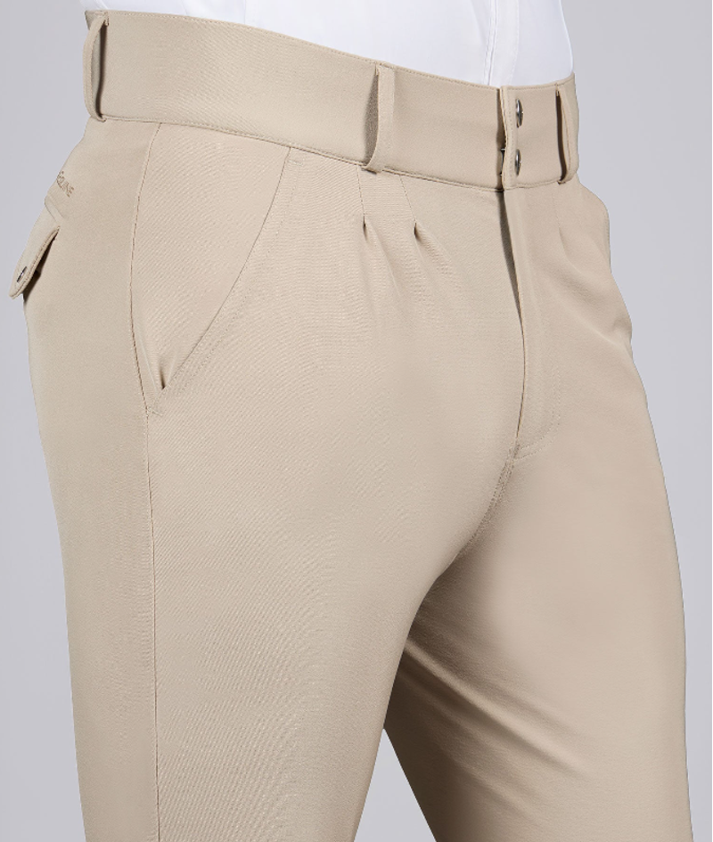Premier Equine Ludis Men's Gel Knee Riding Breeches - Beige-1