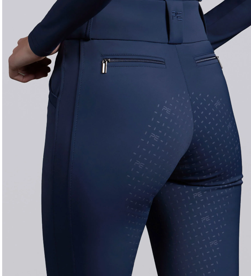 Premier Equine Prospero Ladies Riding Breeches - Navy-2