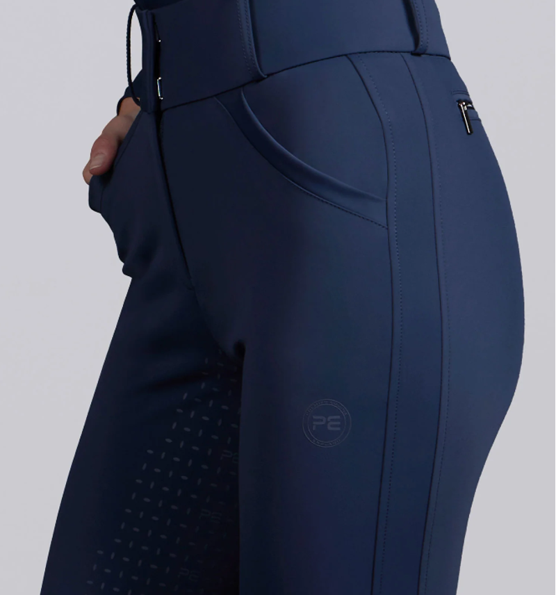 Premier Equine Prospero Ladies Riding Breeches - Navy-3