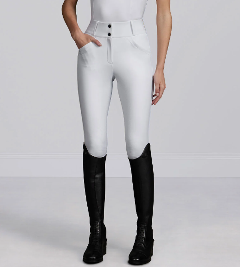 Premier Equine Prospero Ladies Riding Breeches - White