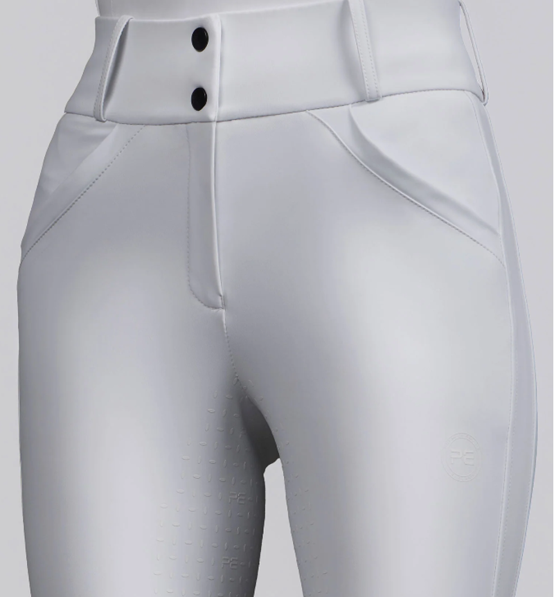 Premier Equine Prospero Ladies Riding Breeches - White-1