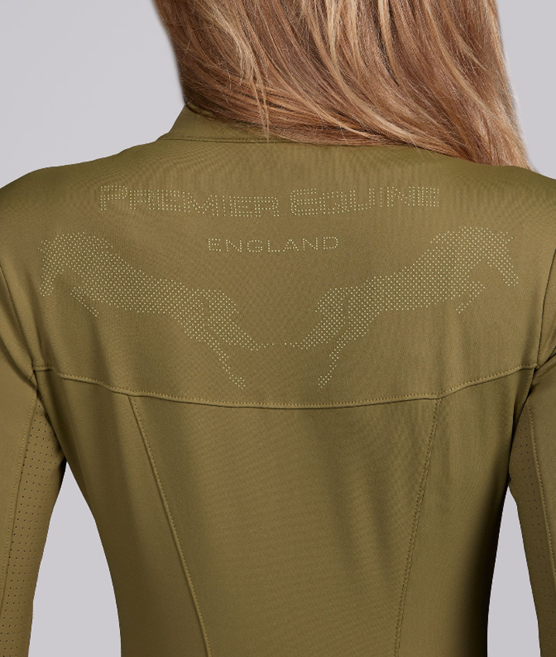 Premier Equine Prospero Ladies Slimline Jacket - Olive -2