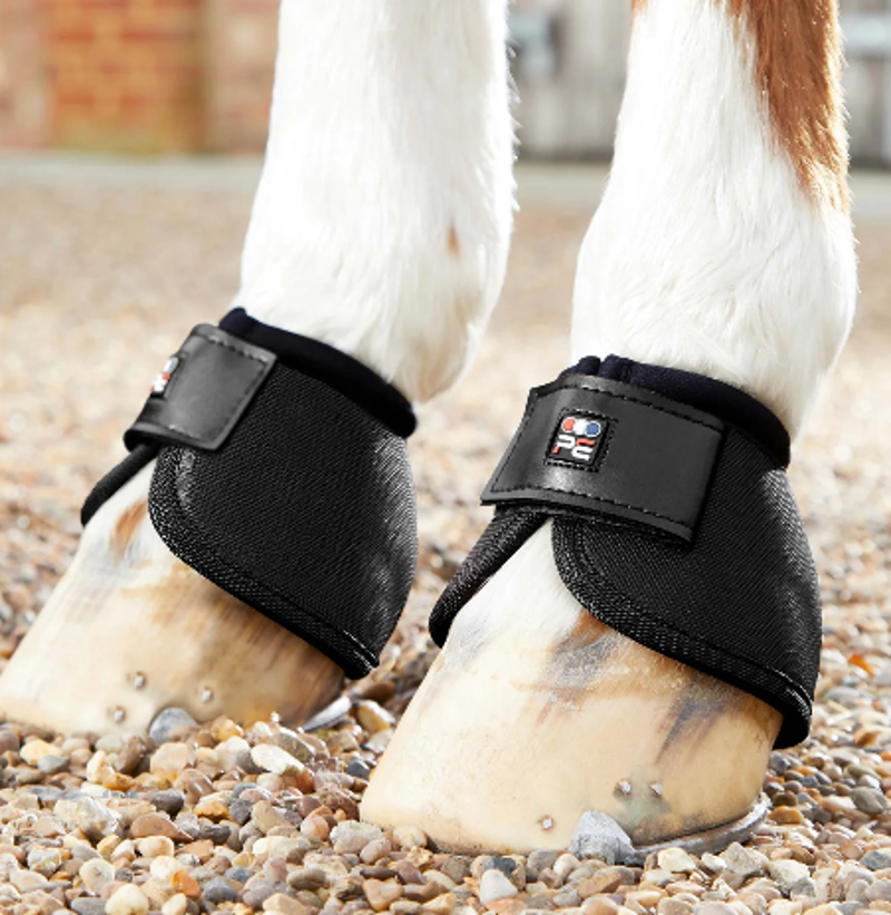 Premier Equine Ballistic No-Turn Over Reach Boots - Black