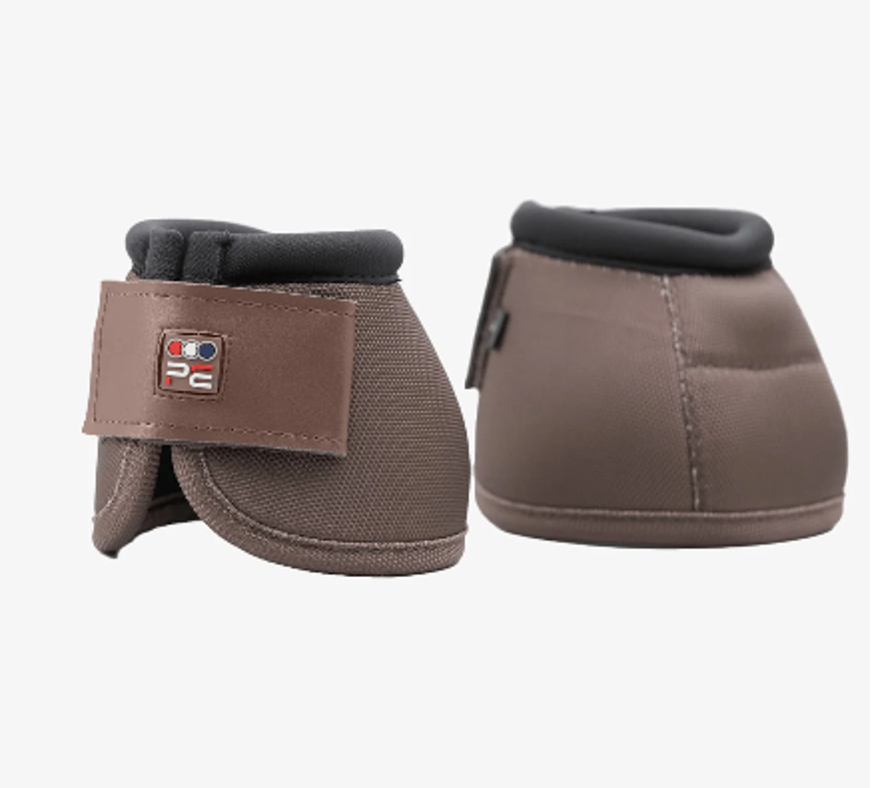 Premier Equine Ballistic No-Turn Over Reach Boots - Brown/ Black-3
