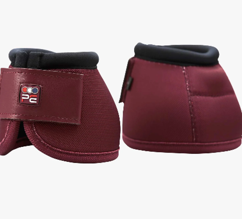 Premier Equine Ballistic No-Turn Over Reach Boots - Burgundy-2