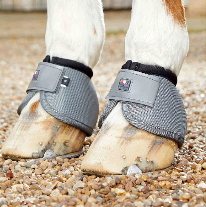 Premier Equine Ballistic No-Turn Over Reach Boots - Grey