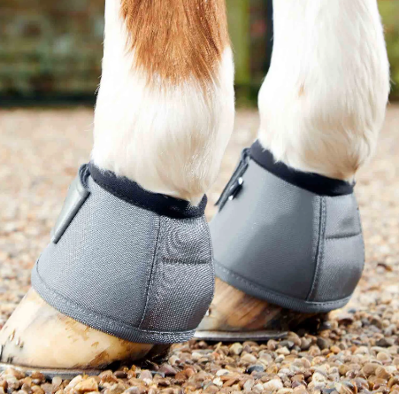 Premier Equine Ballistic No-Turn Over Reach Boots - Grey-1