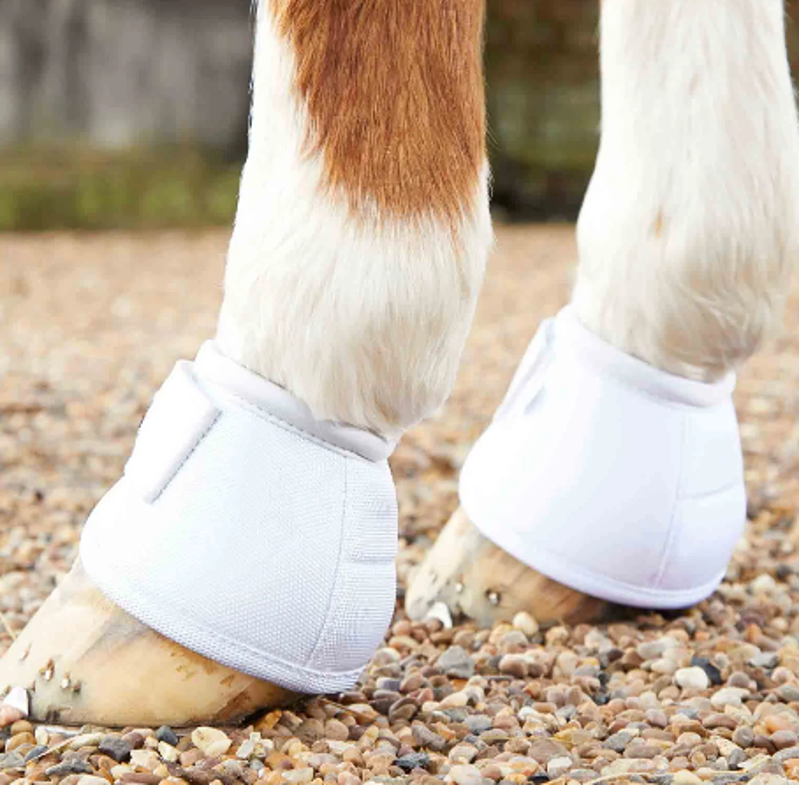 Premier Equine Ballistic No-Turn Over Reach Boots - White-1