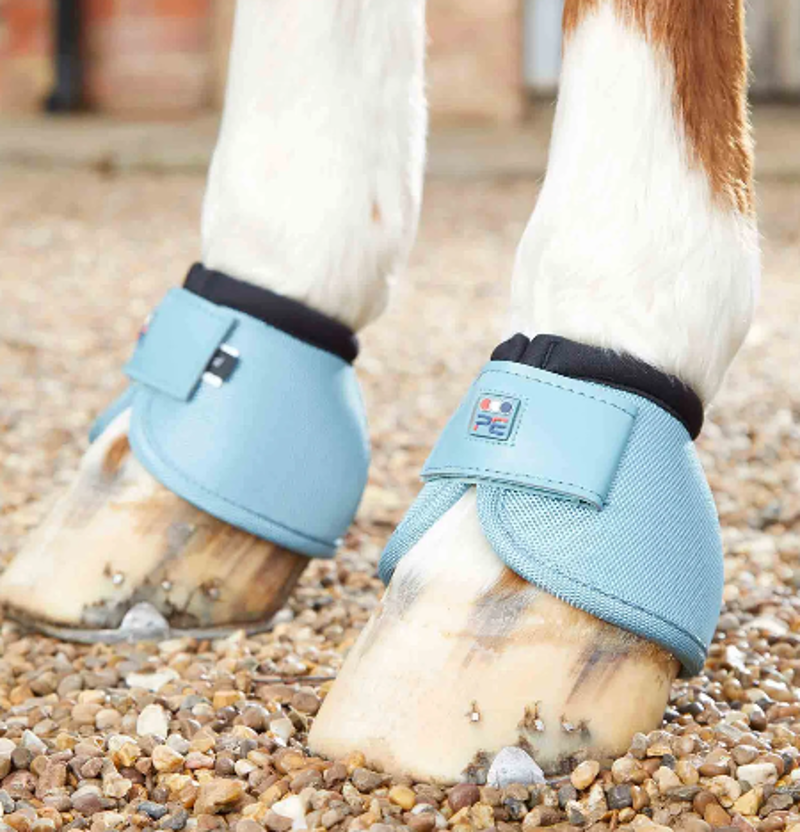 Premier Equine Ballistic No-Turn Over Reach Boots - Turquoise