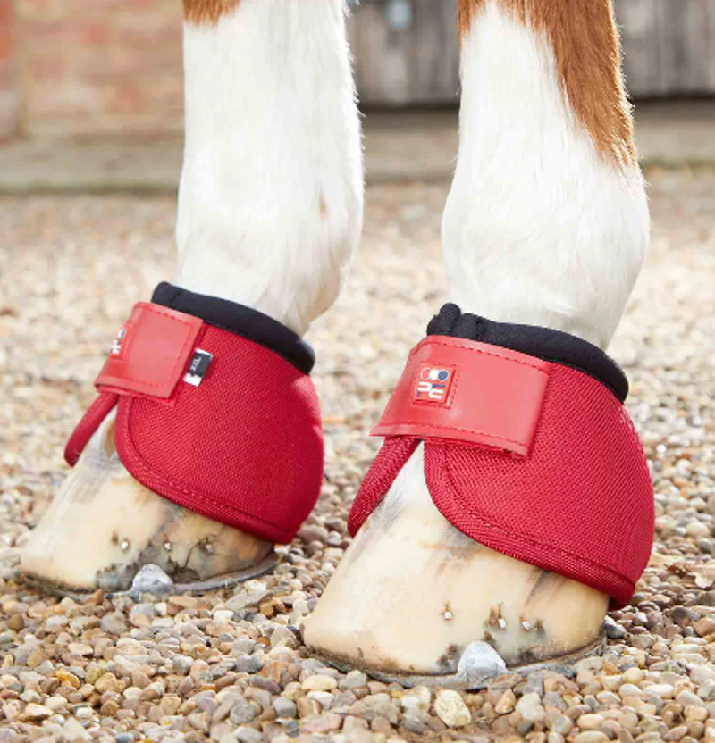 Premier Equine Ballistic No-Turn Over Reach Boots - Red-2