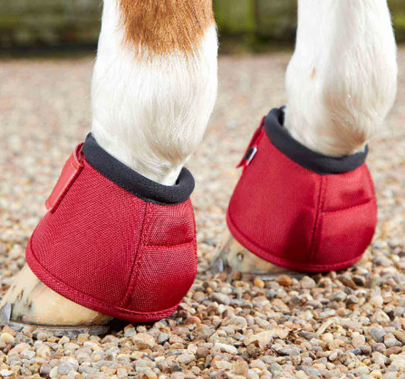 Premier Equine Ballistic No-Turn Over Reach Boots - Red-1