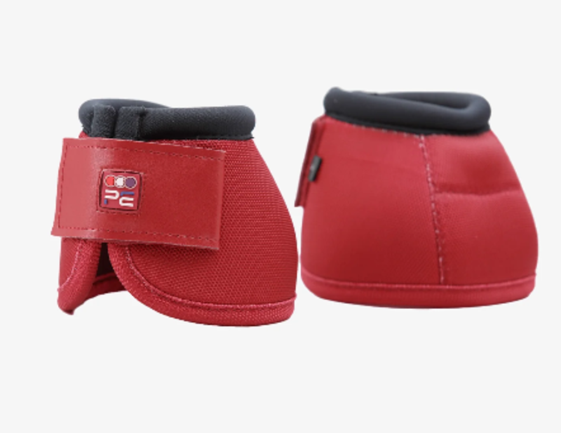Premier Equine Ballistic No-Turn Over Reach Boots - Red