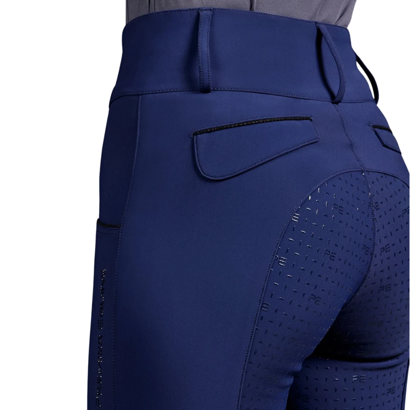 Premier Equine Sassari Womens Gel Full Seat Riding Breeches - Navy-2