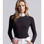 Premier Equine Cristalli Womens Long Sleeve Competition Shirt - Black 
