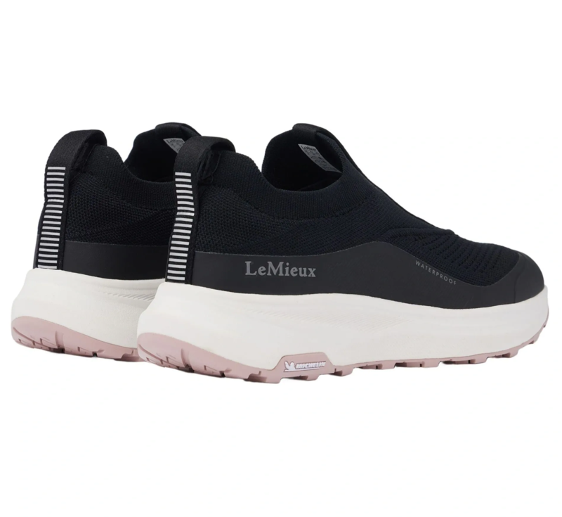LeMieux Kanta Women's Slip On Waterproof Trainers - Black-1