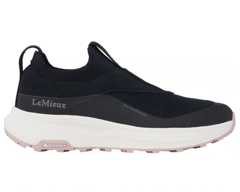 LeMieux Kanta Women's Slip On Waterproof Trainers - Black-2