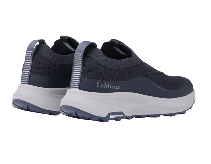 LeMieux Kanta Women's Slip On Waterproof Trainers - Navy-1