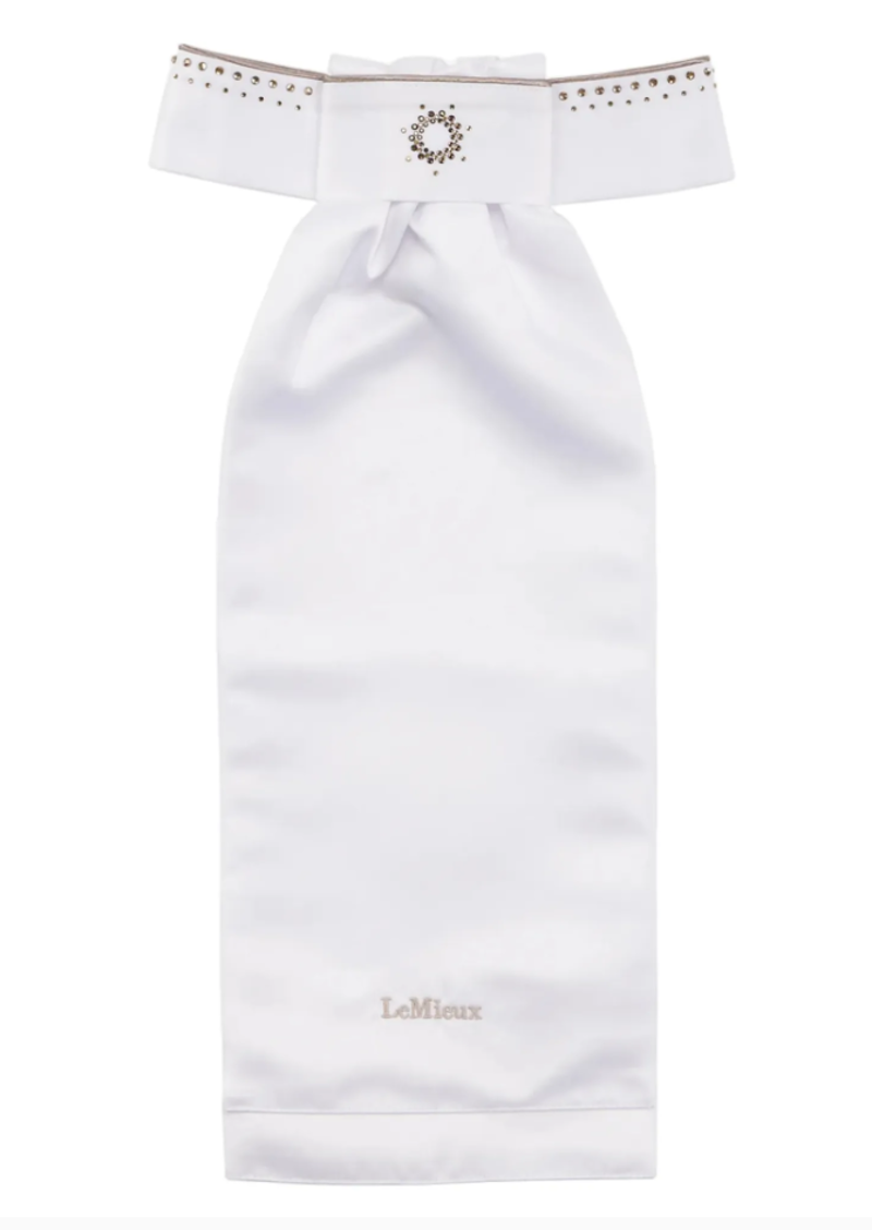 LeMieux Brilliance Stock - White/Espresso