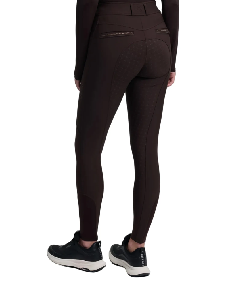 LeMieux Brilliance Women's Full Seat Breeches - Espresso-2
