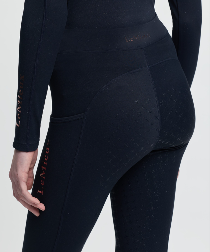 LeMieux Young Rider Sparkle Orla Pull On - Navy-3