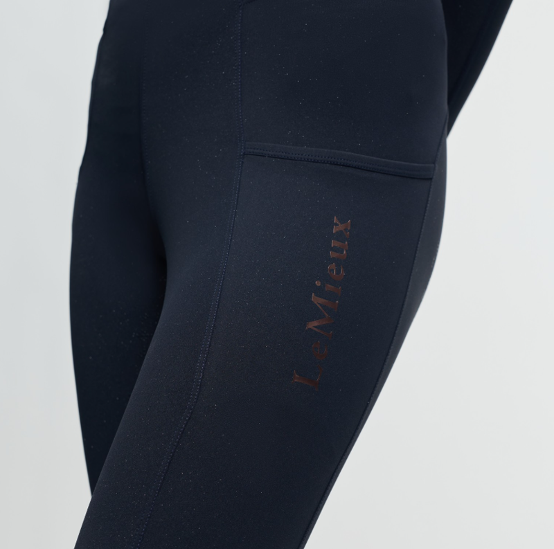 LeMieux Young Rider Sparkle Orla Pull On - Navy-1