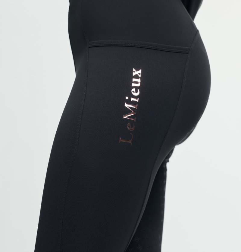 LeMieux Young Rider Sparkle Orla Pull On - Black-1
