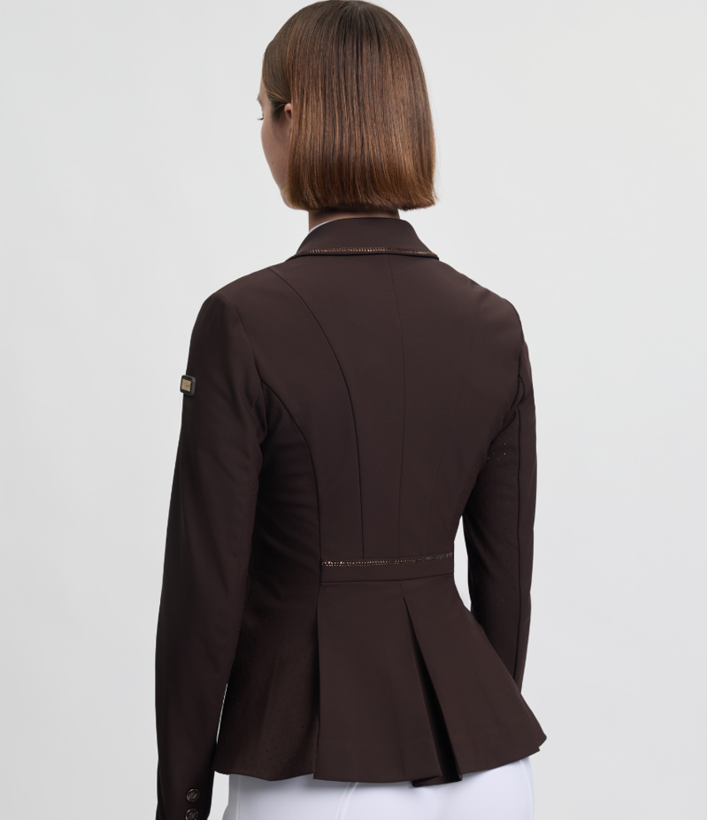 LeMieux Brilliance Women's Diana Show Jacket - Espresso-2