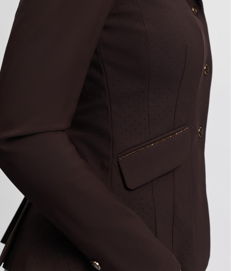 LeMieux Brilliance Women's Diana Show Jacket - Espresso-4