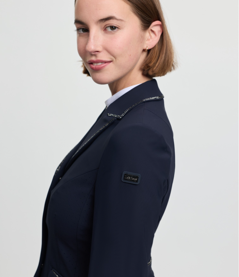 LeMieux Brilliance Women's Diana Show Jacket - Navy-3