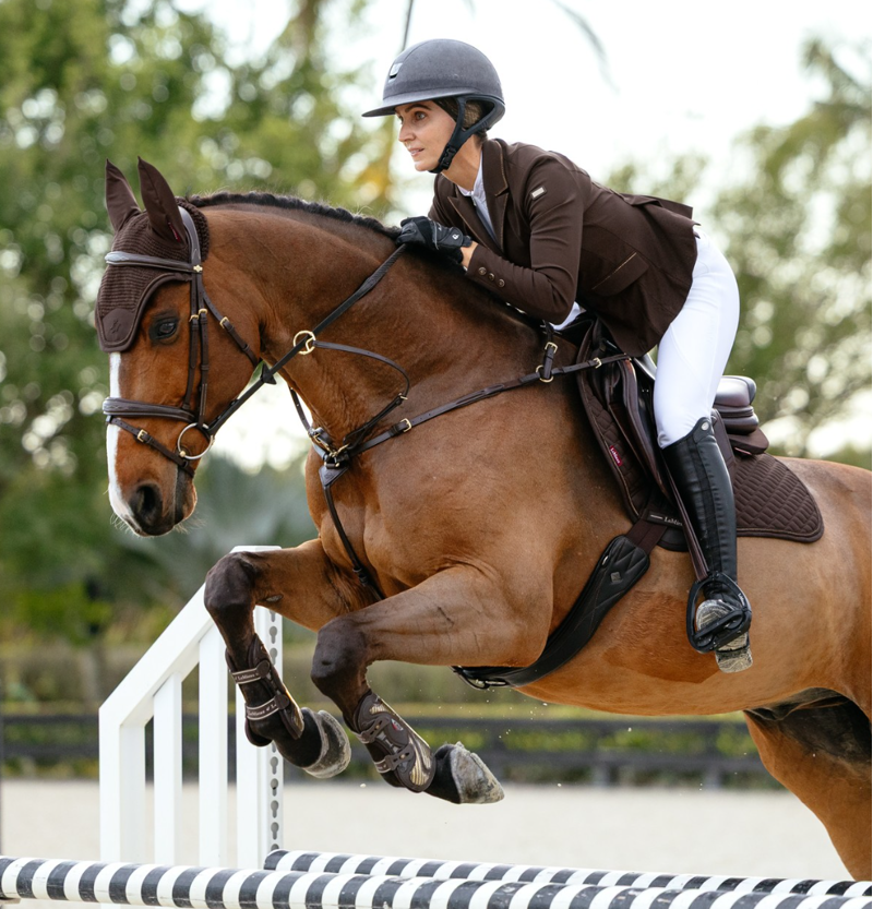 LeMieux Brilliance Close Contact Square Saddlepad - Espresso-1