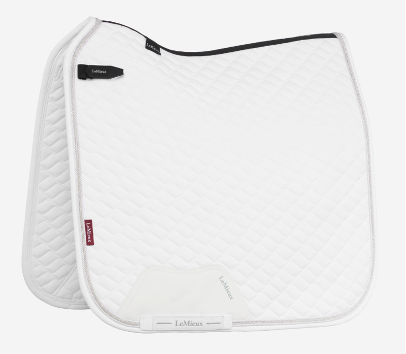 LeMieux Brilliance Dressage Square - White
