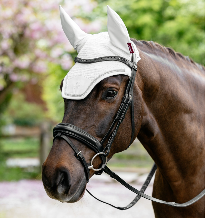 LeMieux Brilliance Fly Hood - White-1