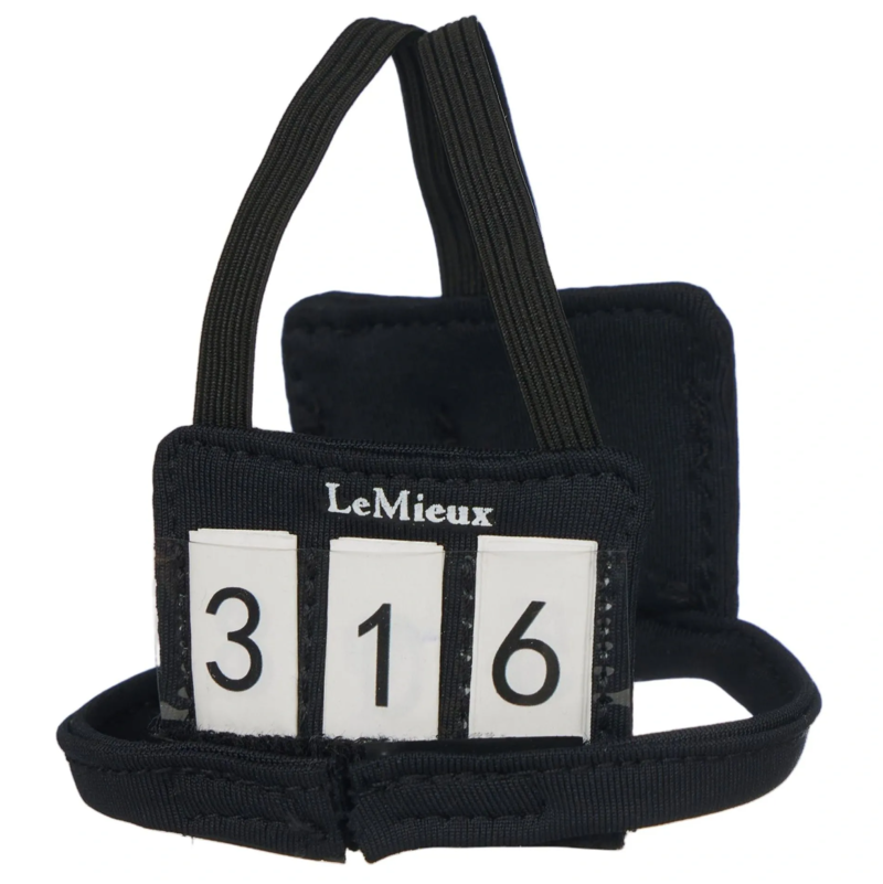 LeMieux Toy Rider Body Protector and Number Bib - Black 