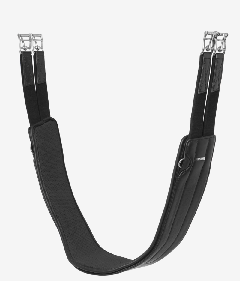 LeMieux Hunter Girth with Detachable Non-Slip Liner - Black