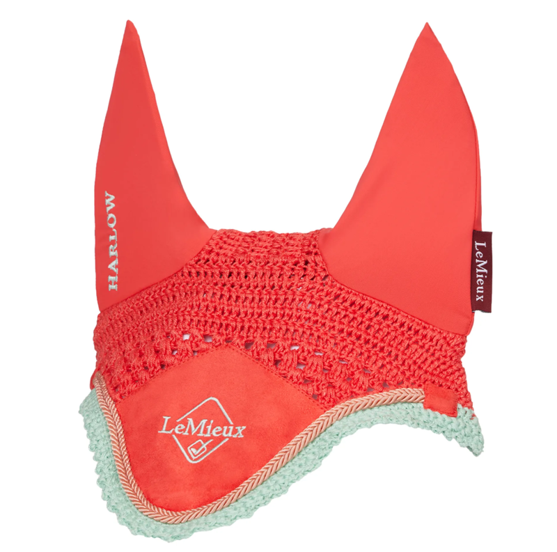 LeMieux Harlow Toy Pony Fly Hood - Coral Crush 