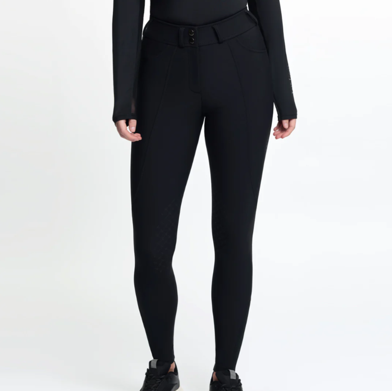 LeMieux Women's Brilliance Knee Grip Breeches - Black-1