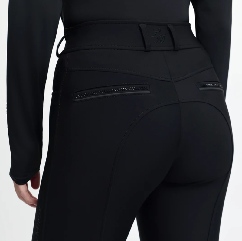 LeMieux Women's Brilliance Knee Grip Breeches - Black-2
