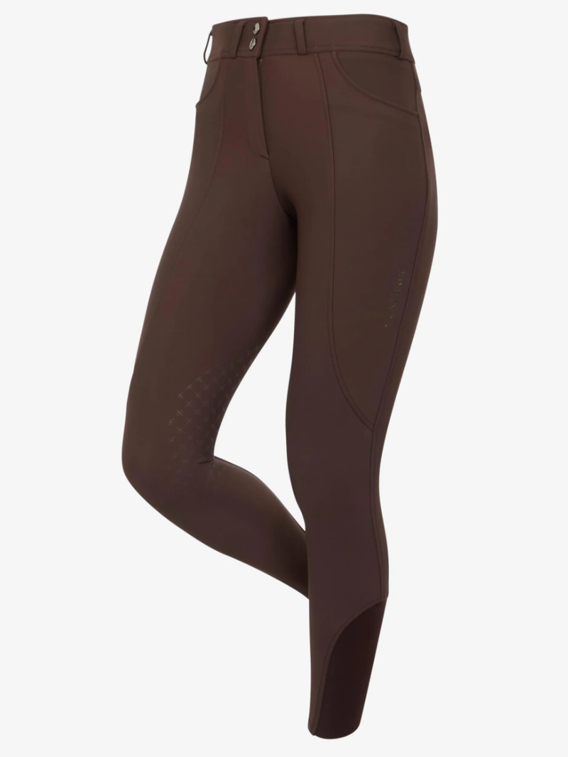 LeMieux Women's Brilliance Knee Grip Breeches - Espresso
