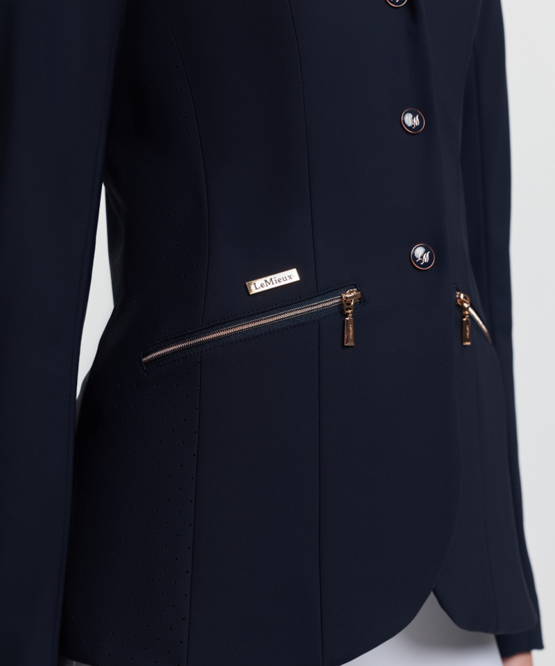 LeMieux Brilliance Junior Pro Show Jacket - Navy-2