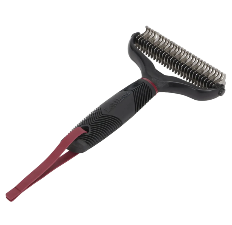 LeMieux Mane Thinning Rake - Black -1