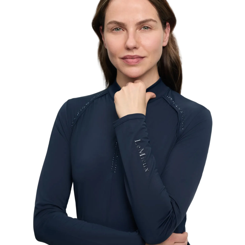 LeMieux  Brilliance Heyden Lightweight Base Layer - Navy-1